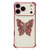 iPhone 17 Pro Electrpolated 3D Butterfly Holder TPU Phone Case - Pink