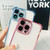 iPhone 17 Pro Electrpolated Space Four-corner Shockproof TPU Phone Case - Blue