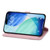 iPhone 17 Pro Embossed Flower Zipper Leather Phone Case - Pink