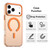 iPhone 17 Pro ENKAY Hat-Prince MagSafe Candy Color Phone Case with Thick Adhesive Glass Film - Orange