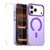 iPhone 17 Pro ENKAY Hat-Prince MagSafe Candy Color Phone Case with Thick Adhesive Glass Film - Purple