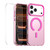iPhone 17 Pro ENKAY Hat-Prince MagSafe Candy Color Phone Case with Thick Adhesive Glass Film - Rose Red