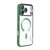 iPhone 17 Pro ENKAY Hat-Prince Magsafe Electroplated TPU Clear Shockproof Phone Case - Green