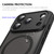 iPhone 17 Pro ENKAY Hat-Prince MagSafe Matte Translucent Shockproof Phone Case with Large Arc Edge Film - Black