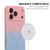 iPhone 17 Pro ENKAY Hat-Prince MagSafe Rainbow Gradient Silicone Phone Case with Lens Film - Pink Blue