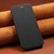 iPhone 17 Pro ESEBLE Ultra-thin Card Slot Magnetic Vegan Leather Phone Case - Black