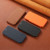 iPhone 17 Pro ESEBLE Ultra-thin Card Slot Magnetic Vegan Leather Phone Case - Blue