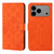 iPhone 17 Pro Ethnic Style Embossed Pattern Leather Phone Case - Orange