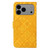 iPhone 17 Pro Ethnic Style Embossed Pattern Leather Phone Case - Yellow