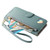 iPhone 17 Pro Fantasy Love Heart Zipper Wallet Vegan Leather Phone Case with Strap - Green