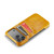 iPhone 17 Pro Fierre Shann Retro Oil Wax Texture Card Slots PU Leather Phone Case - Yellow