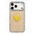 iPhone 17 Pro Flash Rhinestone Double-sided IMD Love Heart Phone Case - Glitter Yellow