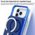 iPhone 17 Pro Four-corner U-shaped Airbag Semi-transparent MagSafe Case - White