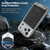 iPhone 17 Pro Four-proof Metal Hybrid Silicone Phone Case - Silver