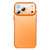 iPhone 17 Pro Frosted Acrylic Hybrid TPU Phone Case with Lens Film - Orange