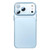 iPhone 17 Pro Frosted Acrylic Hybrid TPU Phone Case with Lens Film - Sierra Blue
