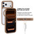 iPhone 17 Pro GEBEI Jazz Series Skin Feel Frosted MagSafe Phone Case - Brown