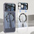 iPhone 17 Pro GKK Phantom CD Pattern Magnetic MagSafe Transparent Phone Case - Black