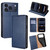 iPhone 17 Pro Gloss Oil Solid Color Magnetic Leather Phone Case - Blue