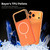 iPhone 17 Pro Gold-Orange Original Color MagSafe Shockproof Phone Case - Transparent Blue