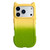 iPhone 17 Pro Gradient Cat Ear Design TPU Phone Case - Yellow Green