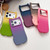 iPhone 17 Pro Gradient Cat Ear Design TPU Phone Case - Yellow Green