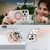 iPhone 17 Pro Gradient Discolor Rotating Holder Lens Kickstand Magsafe Phone Case - White