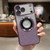 iPhone 17 Pro Gradient Glitter Electroplating MagSafe TPU Phone Case - Purple