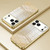 iPhone 17 Pro Gradient Glitter Powder Electroplated Phone Case - Gold