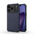 iPhone 17 Pro Grating Solid Color MagSafe Magnetic Phone Case - Dark Blue