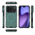 iPhone 17 Pro Grating Solid Color MagSafe Magnetic Phone Case - Green