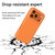 iPhone 17 Pro Guard Screen EVA Shockproof Phone Case - Orange