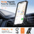 iPhone 17 Pro Hidden Metal Holder Magnetic Shockproof Phone Case - Black