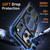iPhone 17 Pro Hidden Metal Holder Magnetic Shockproof Phone Case - Navy Blue