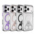iPhone 17 Pro High Transparent MagSafe TPU Phone Case with 360 Degrees Rotating Ring Holder - Silver