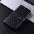 iPhone 17 Pro Honeycomb Dot Texture Leather Phone Case - Black