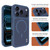 iPhone 17 Pro imak UX-9C Series Magnetic Shockproof PC + TPU Phone Case - Dark Blue