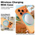 iPhone 17 Pro imak UX-9C Series Magnetic Shockproof PC + TPU Phone Case - Orange