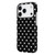 iPhone 17 Pro IMD Colorful Dots Pattern TPU Full Coverage Phone Case - Black