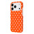iPhone 17 Pro IMD Colorful Dots Pattern TPU Full Coverage Phone Case - Orange