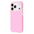 iPhone 17 Pro IMD Colorful Dots Pattern TPU Full Coverage Phone Case - Pink