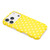 iPhone 17 Pro IMD Colorful Dots Pattern TPU Full Coverage Phone Case - Yellow