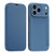 iPhone 17 Pro Imitate Liquid Skin Feel Leather Phone Case with Card Slots - Blue