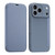iPhone 17 Pro Imitate Liquid Skin Feel Leather Phone Case with Card Slots - Lavender Grey