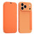 iPhone 17 Pro Imitate Liquid Skin Feel Leather Phone Case with Card Slots - Orange