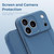 iPhone 17 Pro Imitate Liquid Skin Feel Leather Phone Case with Card Slots - Purple