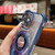 iPhone 17 Pro Invisible Holder Gradient Glitter Magsafe Phone Case - Starry Black