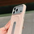 iPhone 17 Pro Invisible Holder PC + Vegan Leather Magnetic Phone Case - Light Blue