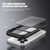 iPhone 17 Pro iPAKY Bright Color Frosted Series Shockproof PC+TPU Phone Case - Black
