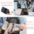 iPhone 17 Pro JEEHOOD C22 Series Zipper Wallet Leather Phone Case with Dual Lanyard - Rose Gold